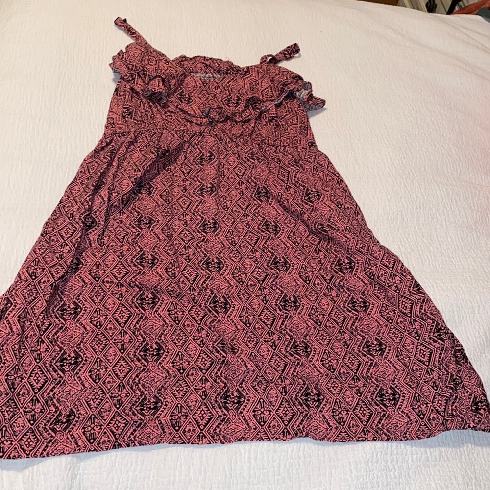 Forever 21 pink and black sundress
